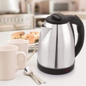 Electric Kettle - Stainless steel body - Automatic instant heating - 1500 Watts - Water boiler - High quality - Kettle for tea - for Daily Kitchen Use - Essential Kitchen Appliance - electric kettle