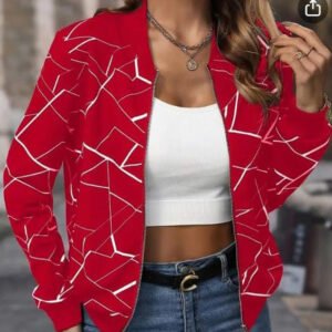 Ladies Lined Winter Jacket – Elegant & Comfortable