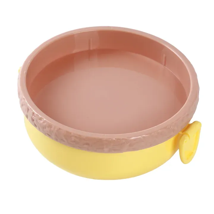 Lunch Box For Kids Burger Hamburger Shaped Multi Layer 6x3.5 Inches Multicolor Portable Food - Image 4