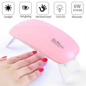 Mini Uv Led Nail Lamp Portable Gel Curing Lamp Pocket Size Compact Mini Nail Dryer For Quick