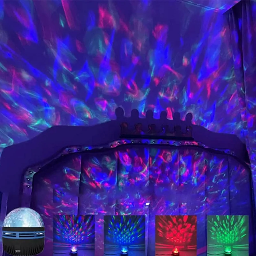 XKL-Q6N RGB LED Projector Light - Galaxy & Party Effect - Image 3