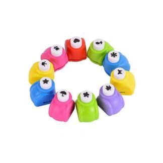 Mini Paper Punch 1 Pc – Assorted Shape DIY Craft Punch for Paper Cutting - Random Color