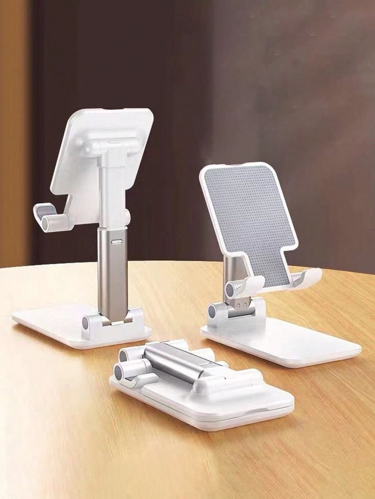 Premium Foldable Desktop Stand – Adjustable Height & Multi-Angle Portable Mount for All Mobiles & Tablets - Image 3