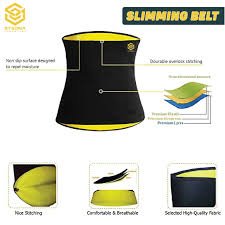 Hot Sweat Slimming Belt - Fitness Accessory Designed For Core Support And Daily Workout Routine - Free Size - Image 2