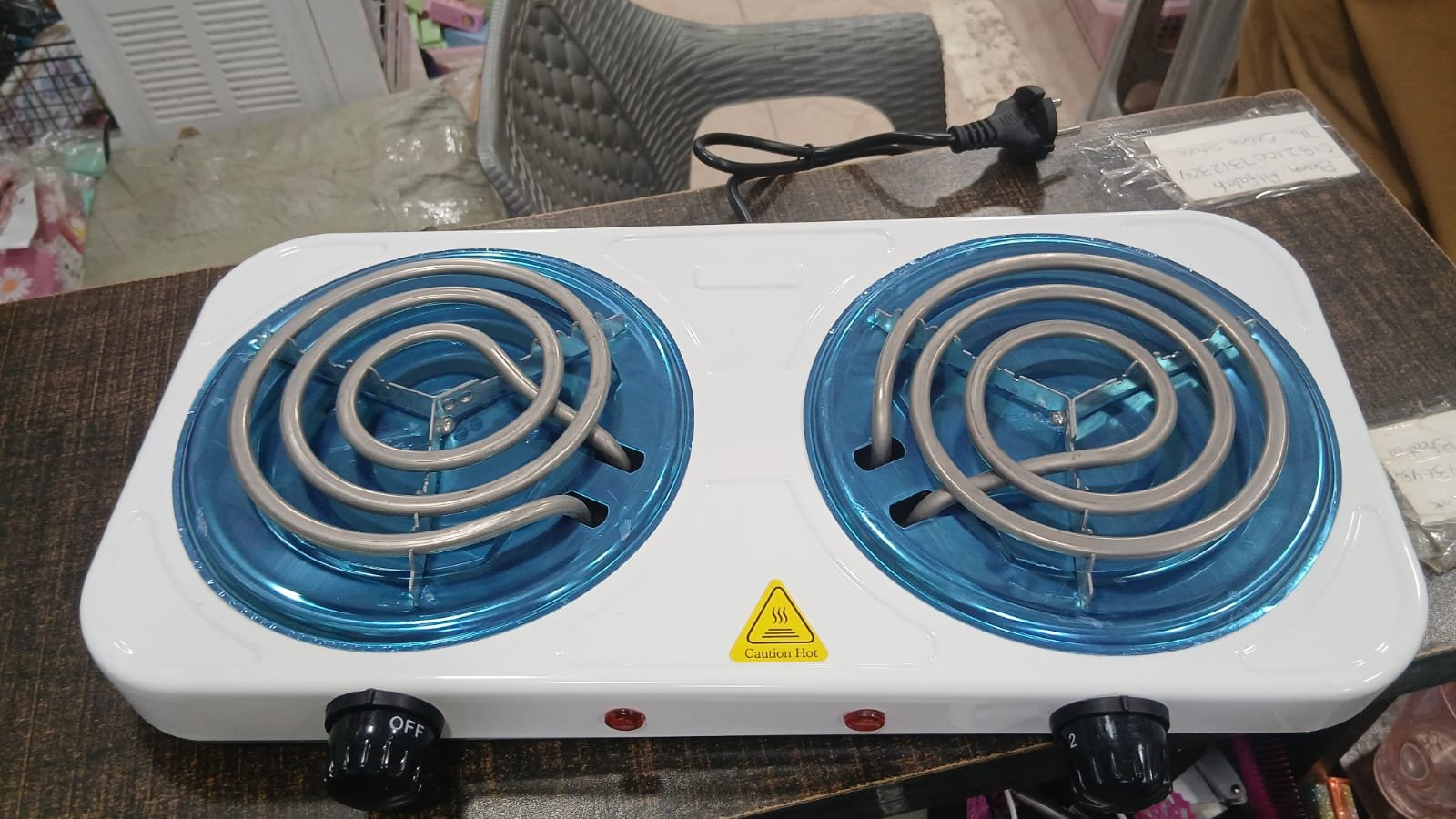 Double Electric Stove | Dual Hot Plate Cooker | Twin Coil Electric Cooking Stove - Image 6