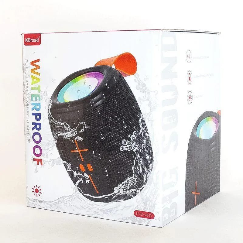 KTS-2310 Waterproof RGB Bluetooth Speaker – Portable Outdoor Wireless Speaker with Deep Bass & - Image 5