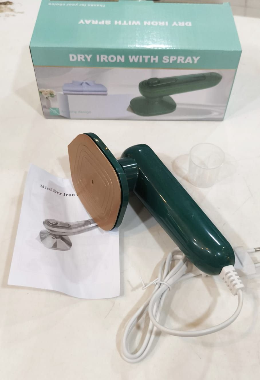 Mini Electric Portable Iron – Wet & Dry Travel Garment Steamer - Image 2