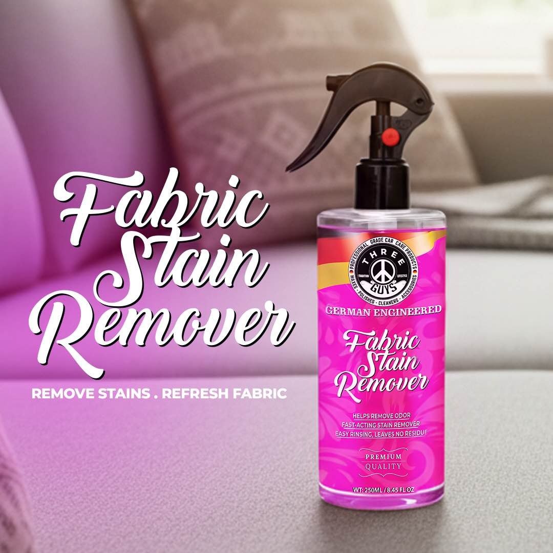 Three Guys Fabric Stain Remover 250ml Fast Acting Cleaner For Carpets Upholstery And Fabric - Image 5