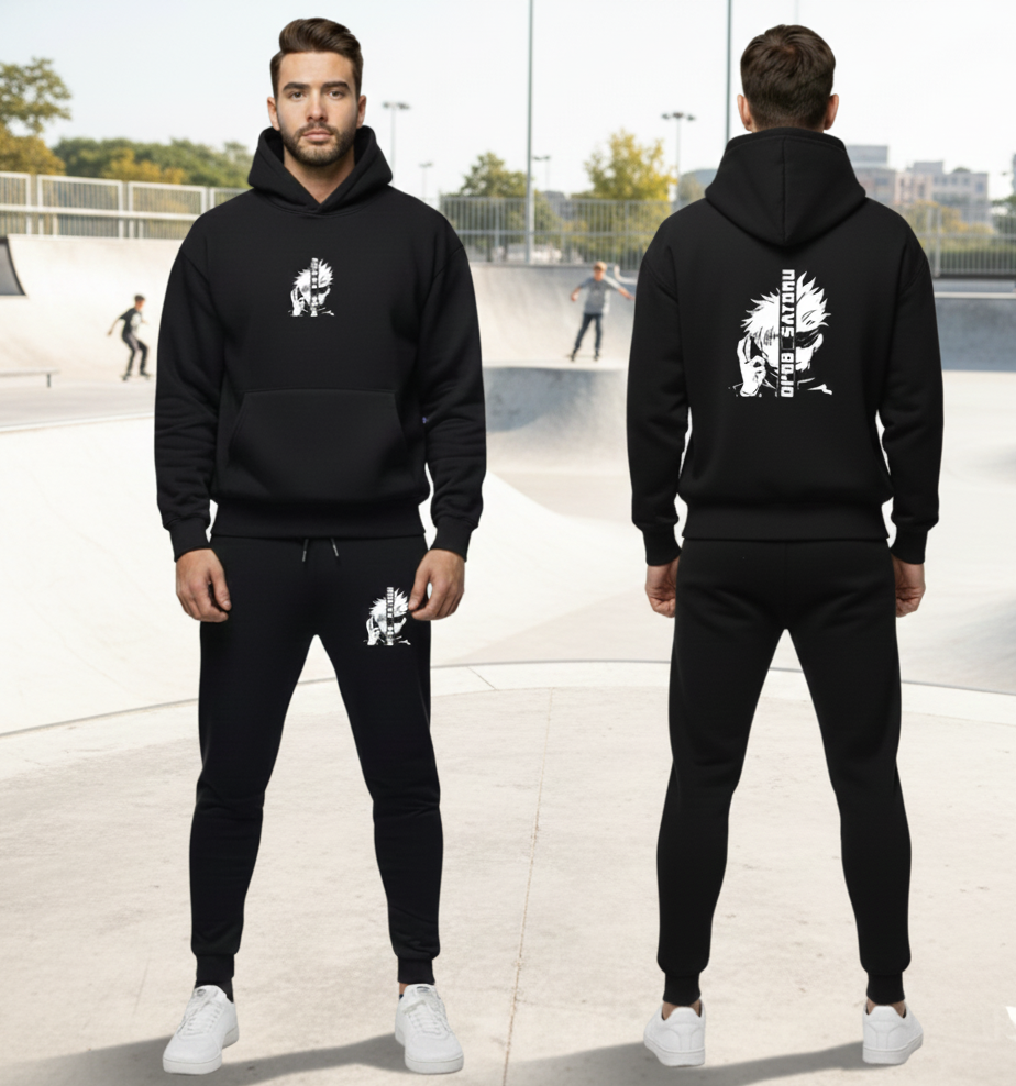 Men's Heavyweight Urban Streetwear Tracksuit - Image 4