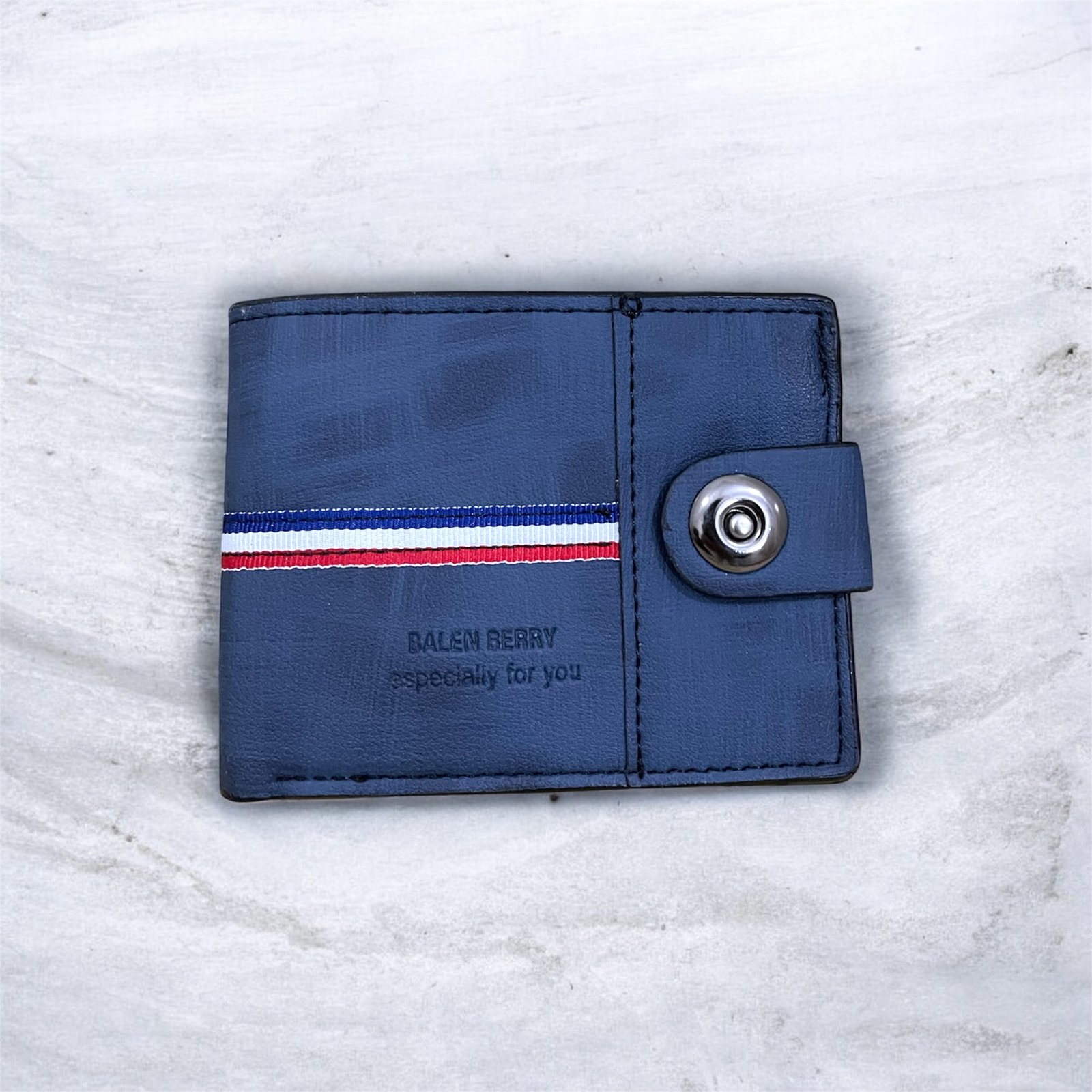 Men PU Leather Wallet with Box - Image 5