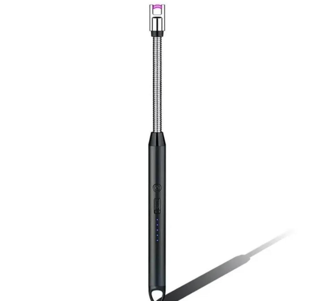 Rechargeable USB Electric Candle Lighter – Windproof Flameless Plasma Arc Lighter with 360° Flexible Long Neck - Image 2