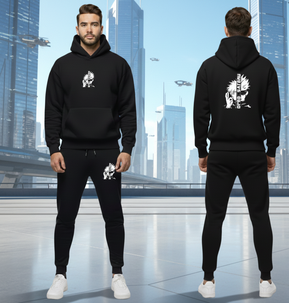 Men's Heavyweight Urban Streetwear Tracksuit - Image 3