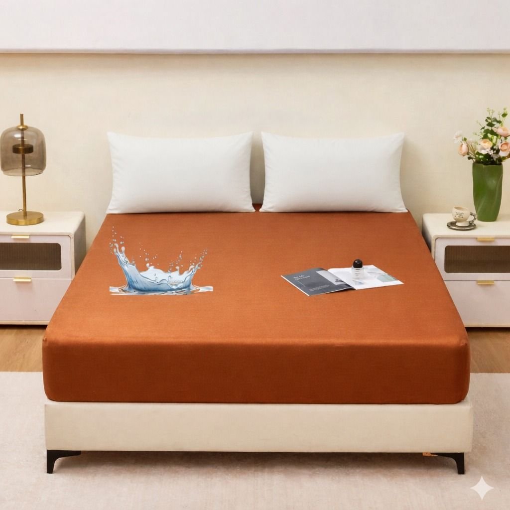 Waterproof Terry Mattress Protector – King Size (72 x 78 Inches, Fits Up To 8" Depth) - Image 3