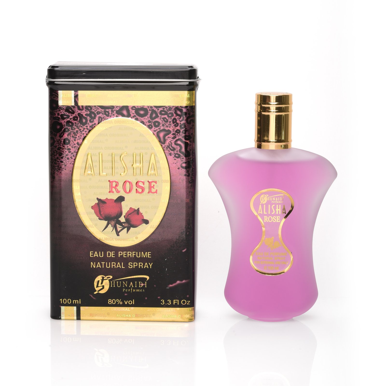Alisha Rose Perfume By Hunaidi For Women EDP 100ml Elegant Long Lasting Floral Fragrance - Image 4
