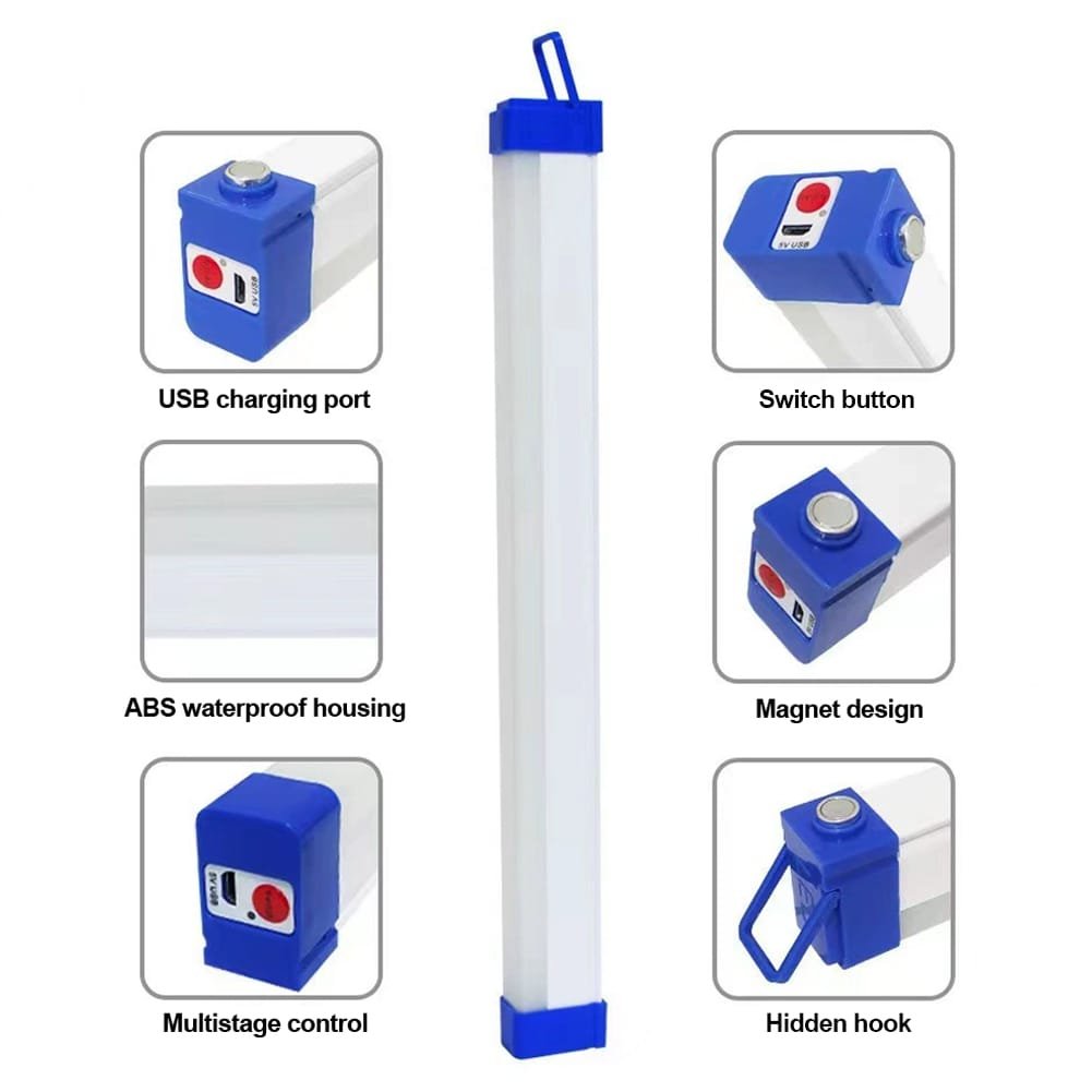 Tube Light Big Emergency Rechargeable Outdoor LED For load shedding camping and everyday lighting needs - Image 2