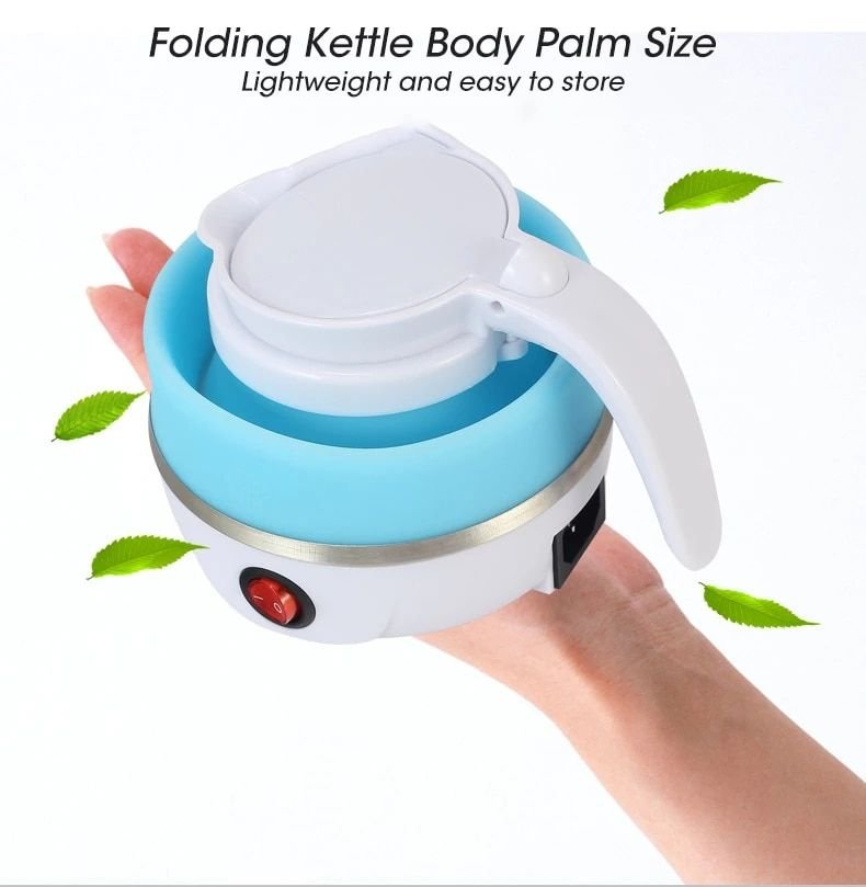 Foldable And Portable Teapot Water Heater Electric Kettle For Travel And Home Tea Pot Water (Random Color) - Image 2
