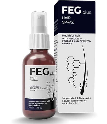 FEG PLUS Hair & Beard Growth Serum Spray 50ml | Seaweed Extract, Rosemary, Redensyl, Anagain & Minoxidil | Anti Hair Loss, Regrowth Treatment - Image 2