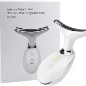 ES-1081 Massager Intense Pulsed Light Wrinkles Reducing Instrument - ESX - Anti Ageing & Reduces Puffiness | Face Massager For Fine Line & Wrinkles - Random Color