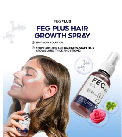 FEG PLUS Hair & Beard Growth Serum Spray 50ml | Seaweed Extract, Rosemary, Redensyl, Anagain & Minoxidil | Anti Hair Loss, Regrowth Treatment - Image 4