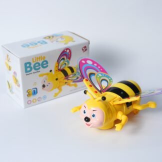 Battery Operated Light Sound Musical Crawling Bee Toy for Toddler Kids Boys Girls