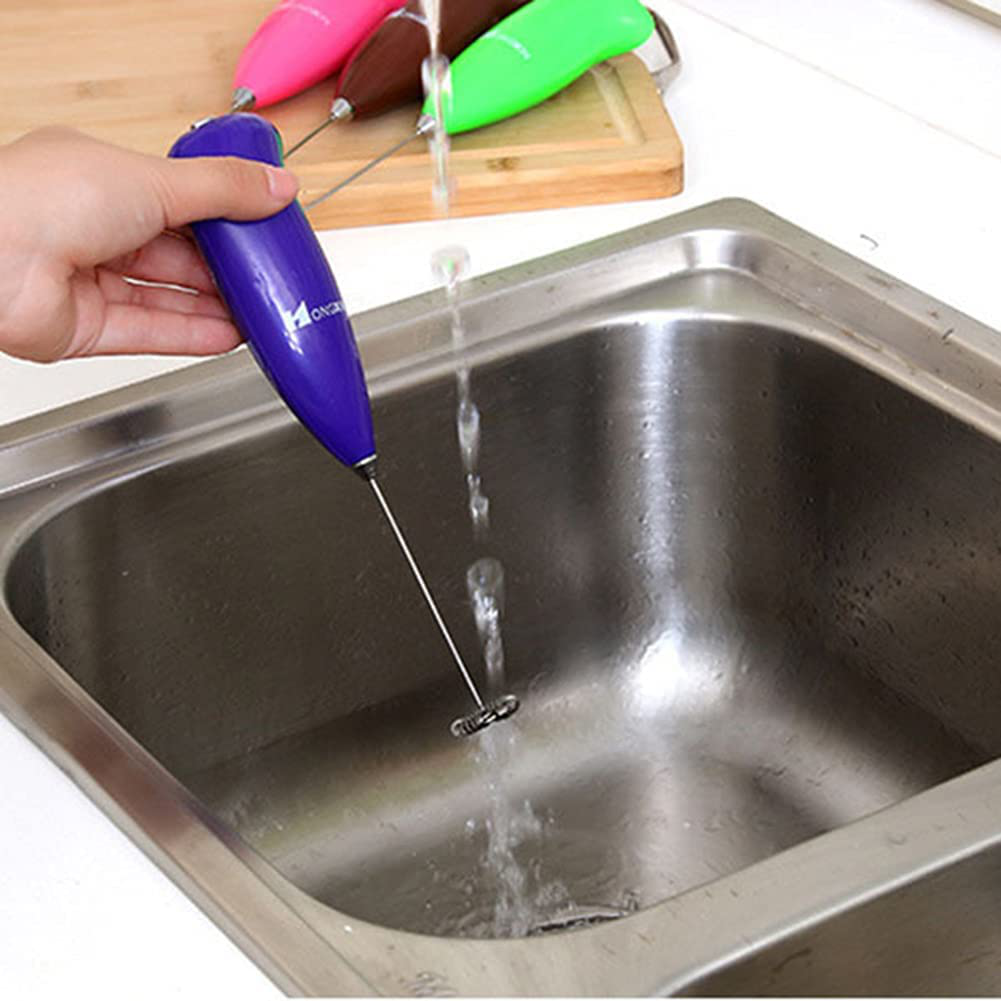 Electric Egg Beater Milk Drink Coffee Whisk Mixer Foamer Mini Handle Stirrer Practical Cooking (Random Color) - Image 5